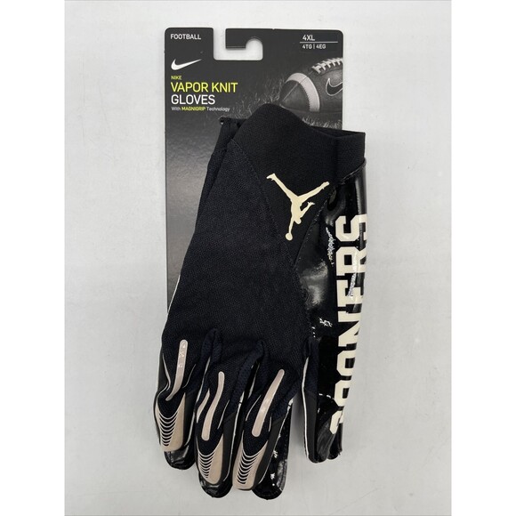 Nike Jordan Vapor Knit Football Gloves Oklahoma Sooners DX5204-029 Mens Size 4XL